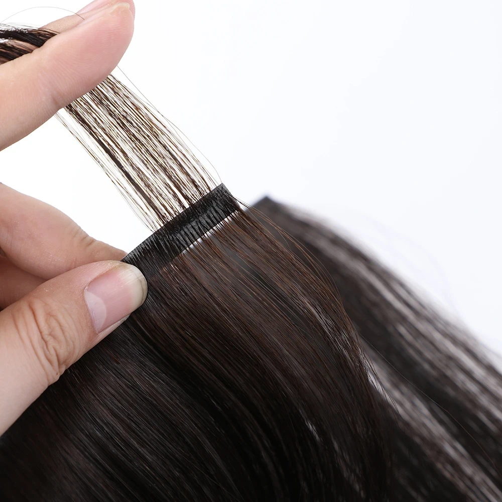 Premium Human Hair Invisible Tape Weft